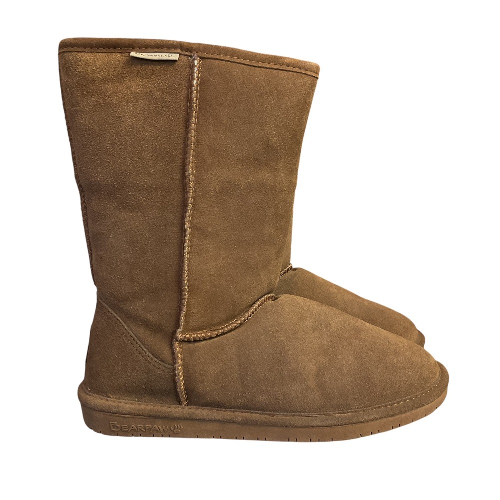 Bearpaw Women's Eva Short Hickory Winter Boots Size 10 Warm Cozy